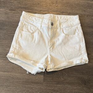American Eagle Outfitters White Jean Shorts